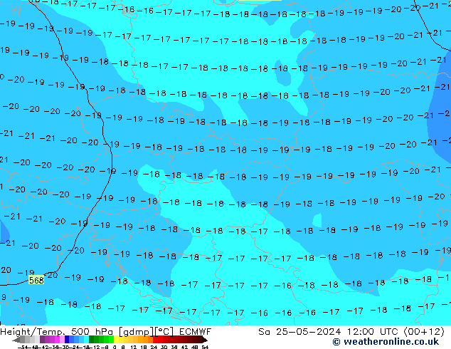 Z500/Rain (+SLP)/Z850 ECMWF So 25.05.2024 12 UTC