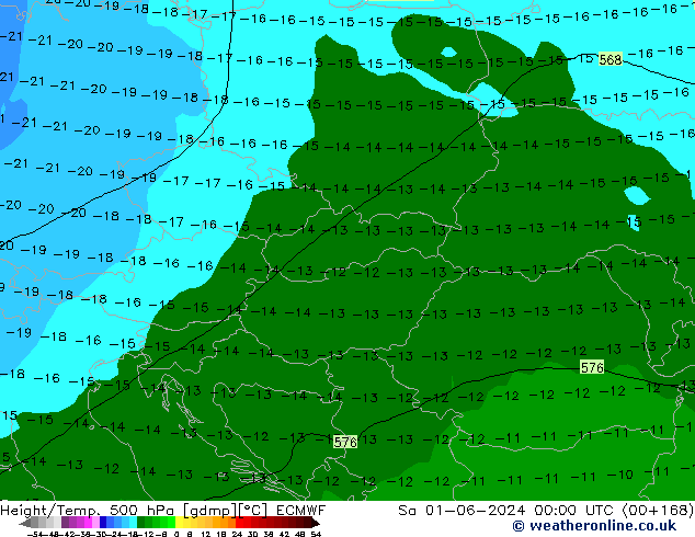 Z500/Rain (+SLP)/Z850 ECMWF Sa 01.06.2024 00 UTC