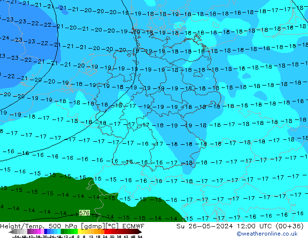 Z500/Rain (+SLP)/Z850 ECMWF Ne 26.05.2024 12 UTC