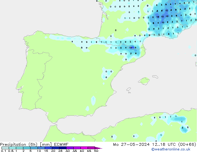 Z500/Regen(+SLP)/Z850 ECMWF ma 27.05.2024 18 UTC