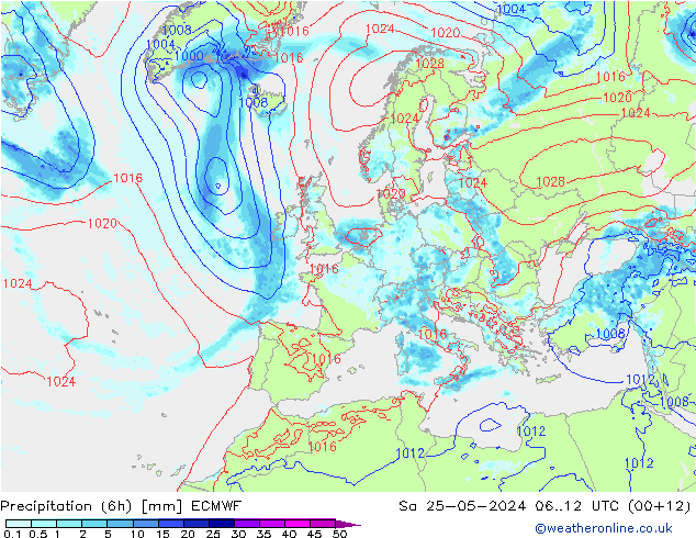  (6h) ECMWF  25.05.2024 12 UTC