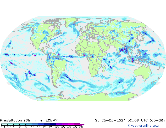 Z500/Rain (+SLP)/Z850 ECMWF So 25.05.2024 06 UTC