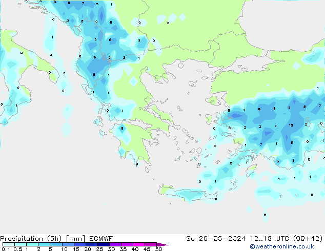 Z500/Rain (+SLP)/Z850 ECMWF  26.05.2024 18 UTC