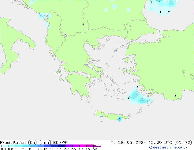 Z500/Rain (+SLP)/Z850 ECMWF Tu 28.05.2024 00 UTC