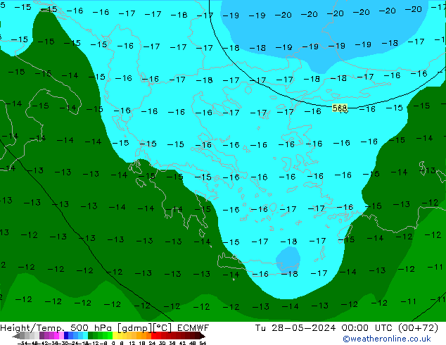 Z500/Rain (+SLP)/Z850 ECMWF Tu 28.05.2024 00 UTC