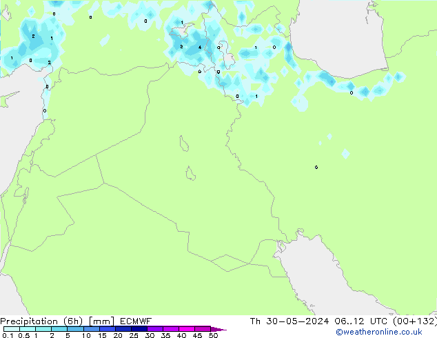 Z500/Rain (+SLP)/Z850 ECMWF  30.05.2024 12 UTC