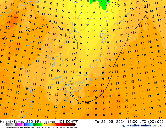 Z500/Rain (+SLP)/Z850 ECMWF Ter 28.05.2024 18 UTC