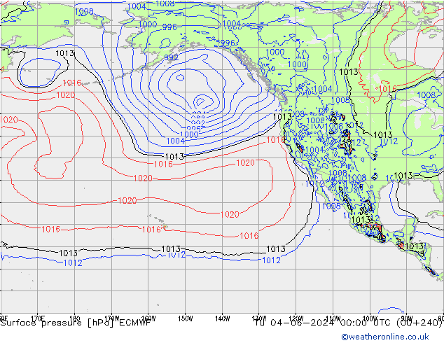 pression de l'air ECMWF mar 04.06.2024 00 UTC