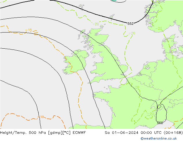 Z500/Rain (+SLP)/Z850 ECMWF ��� 01.06.2024 00 UTC
