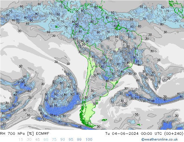 700 hPa Nispi Nem ECMWF Sa 04.06.2024 00 UTC