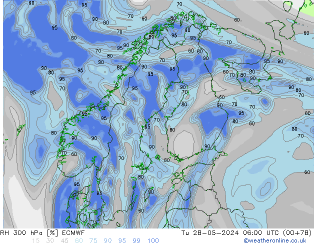 300 hPa Nispi Nem ECMWF Sa 28.05.2024 06 UTC