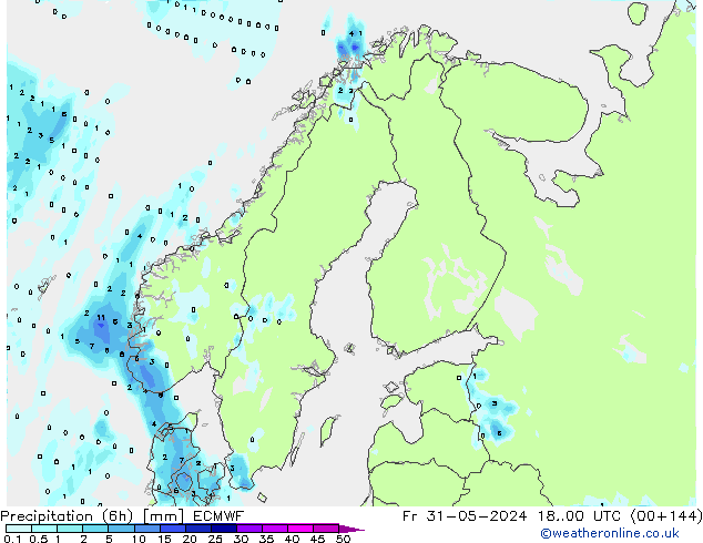 opad (6h) ECMWF pt. 31.05.2024 00 UTC