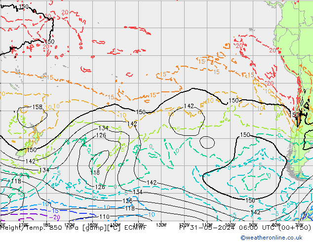 Z500/Rain (+SLP)/Z850 ECMWF pt. 31.05.2024 06 UTC