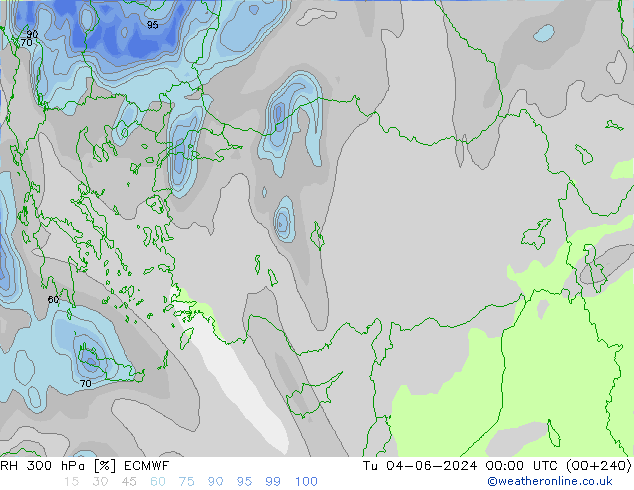 RH 300 hPa ECMWF  04.06.2024 00 UTC