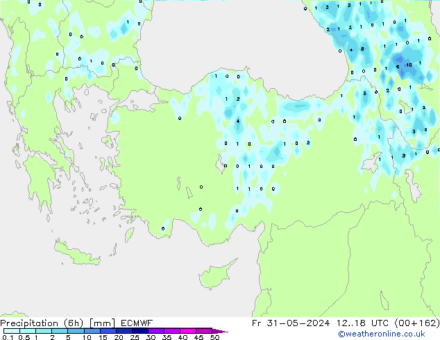 Z500/Rain (+SLP)/Z850 ECMWF  31.05.2024 18 UTC