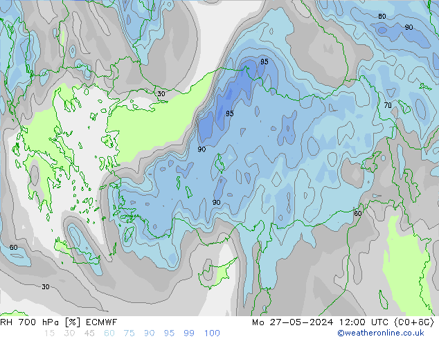 700 hPa Nispi Nem ECMWF Pzt 27.05.2024 12 UTC