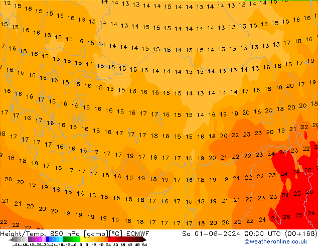 Z500/Rain (+SLP)/Z850 ECMWF Sa 01.06.2024 00 UTC