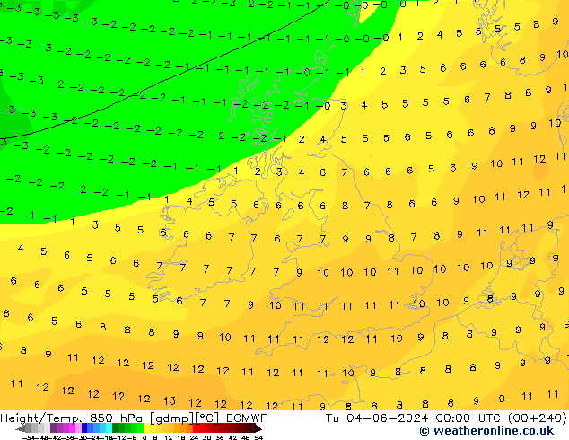 Z500/Rain (+SLP)/Z850 ECMWF  04.06.2024 00 UTC