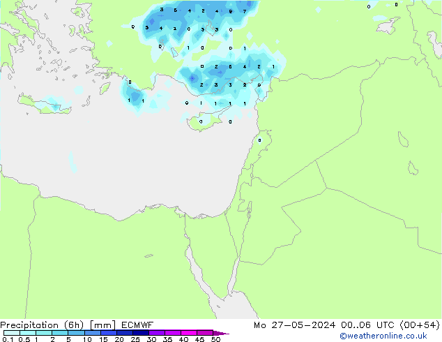 Z500/Rain (+SLP)/Z850 ECMWF Po 27.05.2024 06 UTC