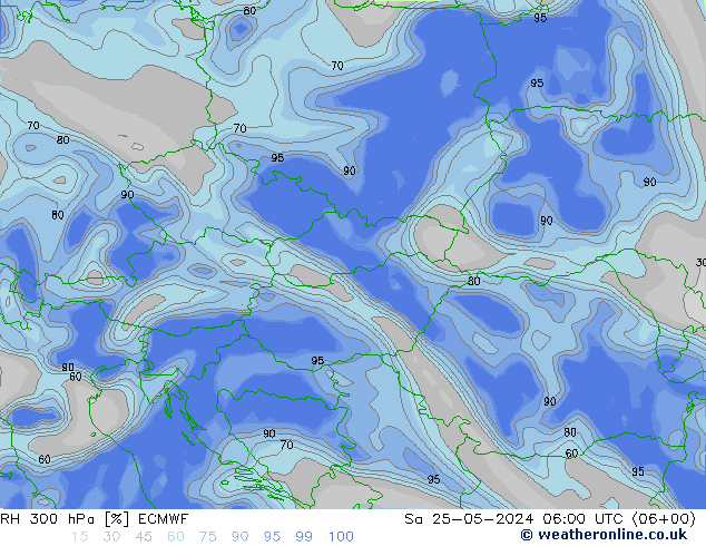 300 hPa Nispi Nem ECMWF Cts 25.05.2024 06 UTC