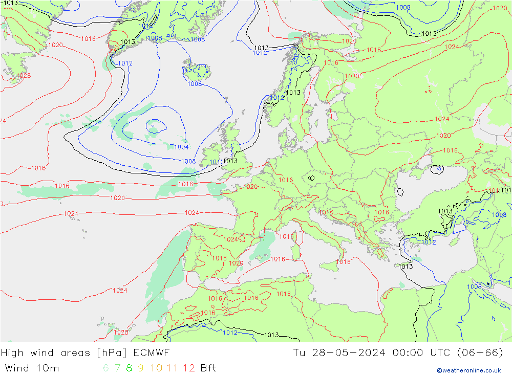 Sturmfelder ECMWF Di 28.05.2024 00 UTC