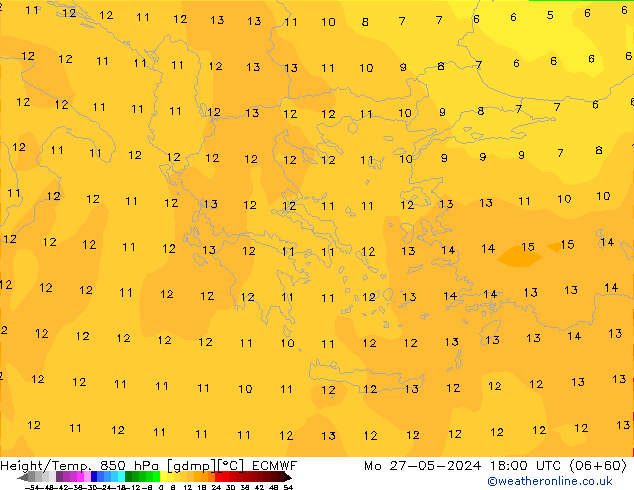 Z500/Rain (+SLP)/Z850 ECMWF Seg 27.05.2024 18 UTC