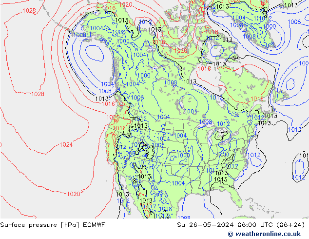 ciśnienie ECMWF nie. 26.05.2024 06 UTC