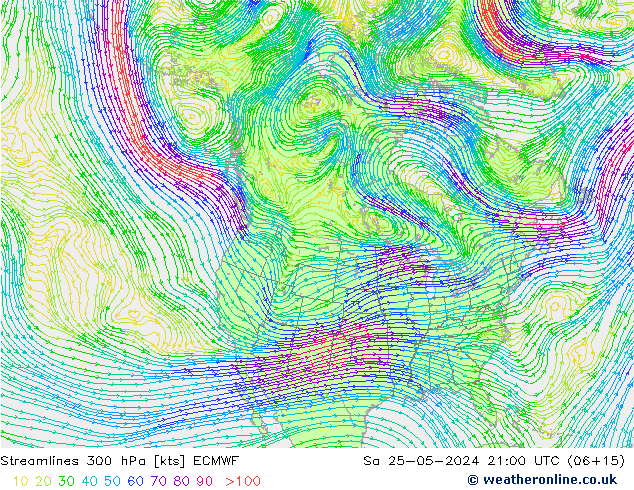  300 hPa ECMWF  25.05.2024 21 UTC