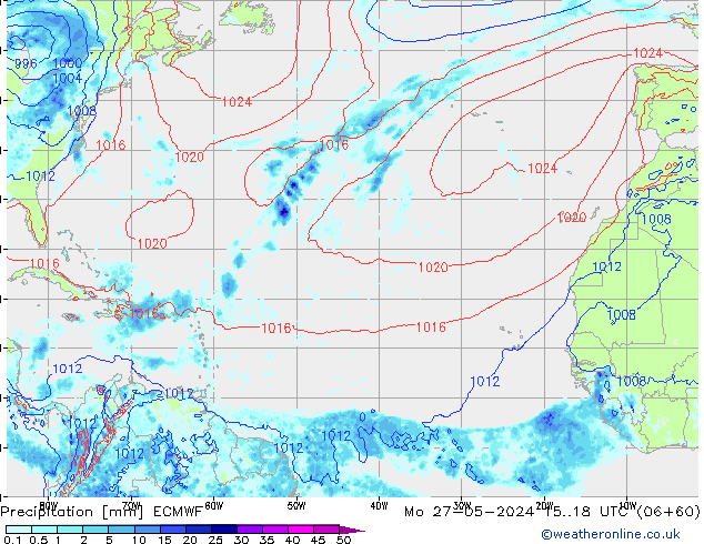 Neerslag ECMWF ma 27.05.2024 18 UTC