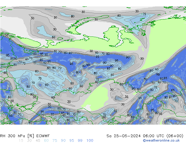 300 hPa Nispi Nem ECMWF Cts 25.05.2024 06 UTC