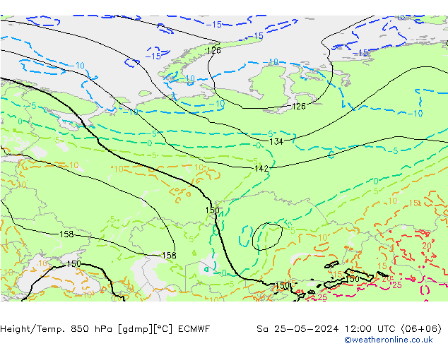 Z500/Rain (+SLP)/Z850 ECMWF So 25.05.2024 12 UTC