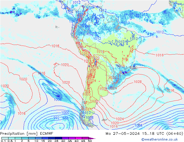 Neerslag ECMWF ma 27.05.2024 18 UTC