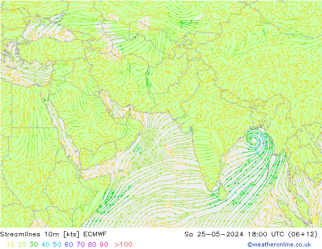 风 10m ECMWF 星期六 25.05.2024 18 UTC