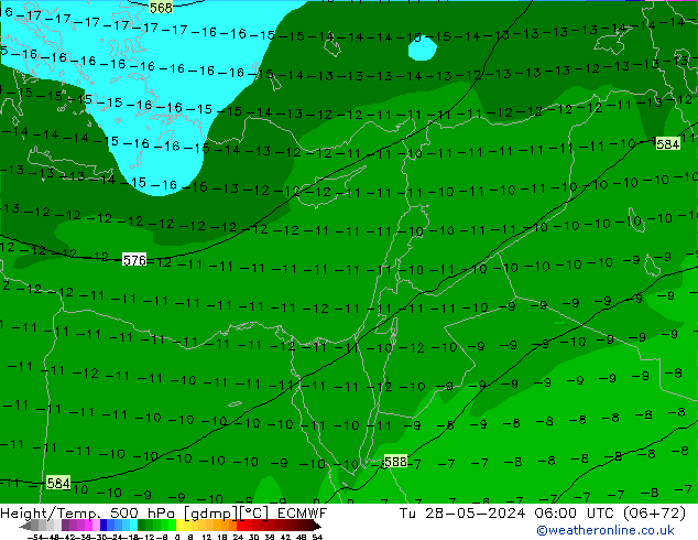 Z500/Rain (+SLP)/Z850 ECMWF mar 28.05.2024 06 UTC