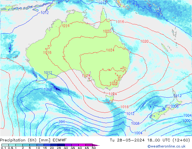 Z500/Rain (+SLP)/Z850 ECMWF mar 28.05.2024 00 UTC