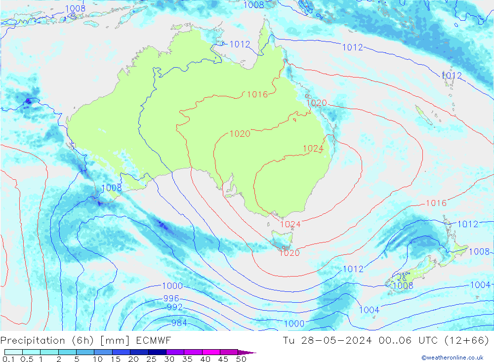 Z500/Rain (+SLP)/Z850 ECMWF Ter 28.05.2024 06 UTC