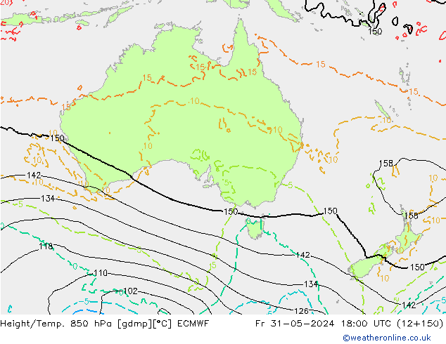 Z500/Rain (+SLP)/Z850 ECMWF пт 31.05.2024 18 UTC