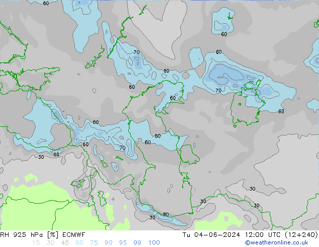 RH 925 hPa ECMWF Ter 04.06.2024 12 UTC