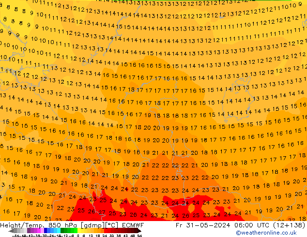 Z500/Rain (+SLP)/Z850 ECMWF Fr 31.05.2024 06 UTC