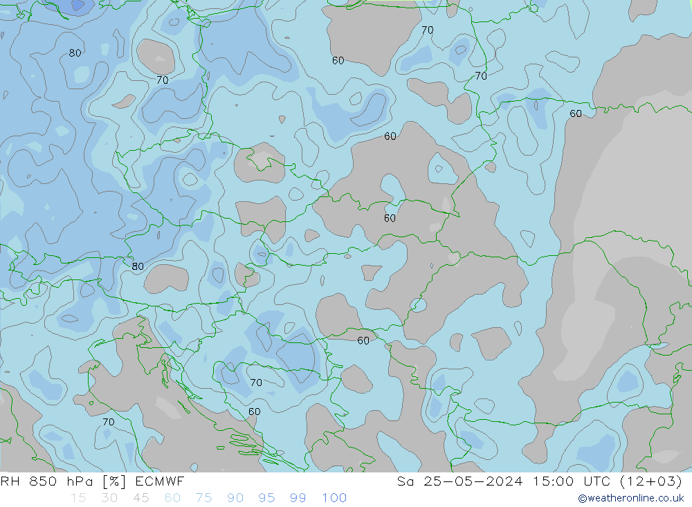 RH 850 hPa ECMWF  25.05.2024 15 UTC