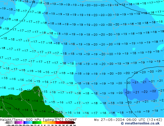 Z500/Regen(+SLP)/Z850 ECMWF ma 27.05.2024 06 UTC