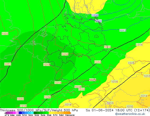 Thck 500-1000hPa ECMWF Sa 01.06.2024 18 UTC