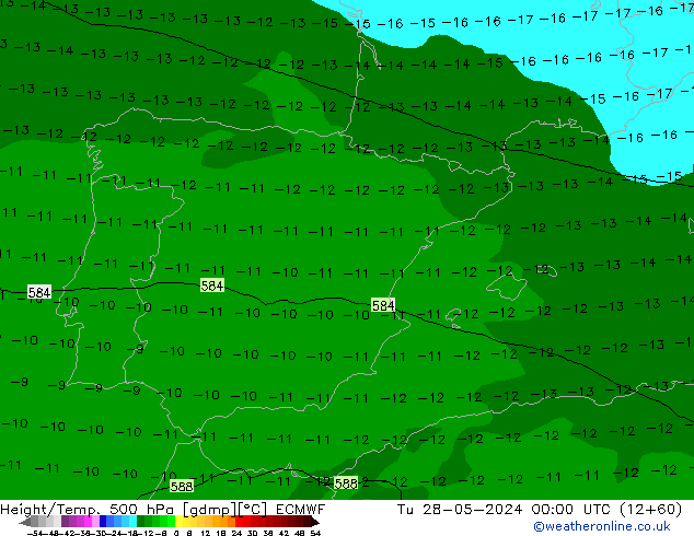 Z500/Rain (+SLP)/Z850 ECMWF mar 28.05.2024 00 UTC