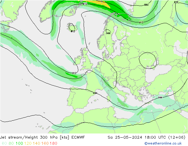 Jet Akımları ECMWF Cts 25.05.2024 18 UTC