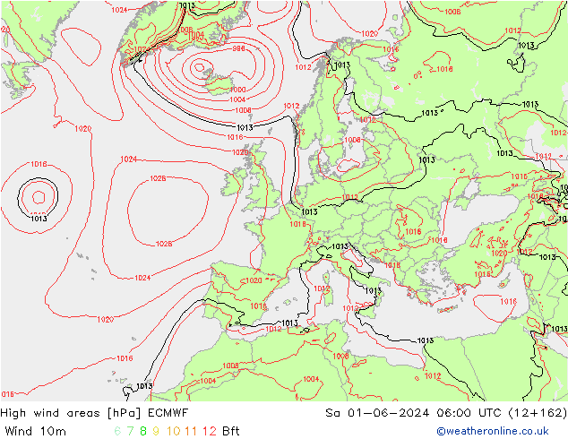 Windvelden ECMWF za 01.06.2024 06 UTC