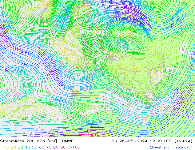  200 hPa ECMWF  26.05.2024 12 UTC