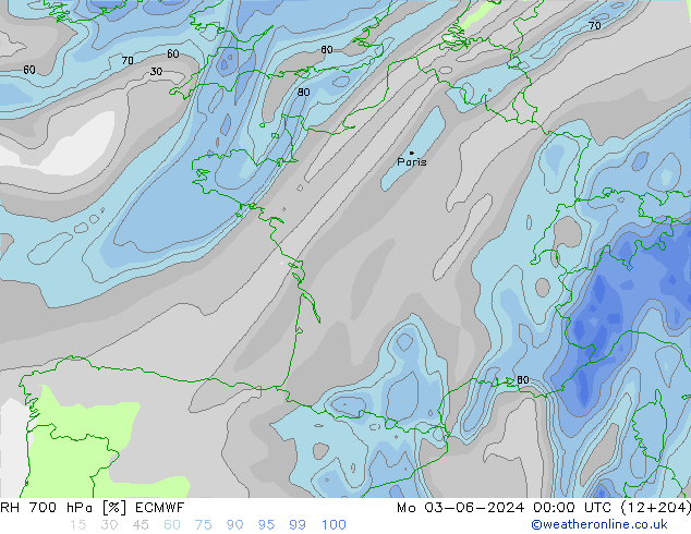 RV 700 hPa ECMWF ma 03.06.2024 00 UTC