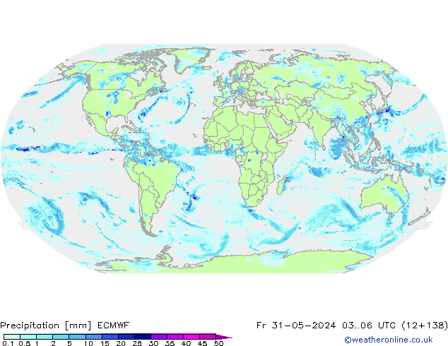 Précipitation ECMWF ven 31.05.2024 06 UTC