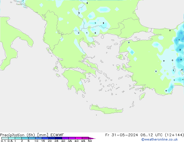 Z500/Rain (+SLP)/Z850 ECMWF Sex 31.05.2024 12 UTC