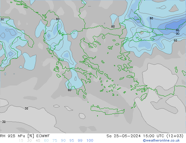 RH 925 hPa ECMWF So 25.05.2024 15 UTC